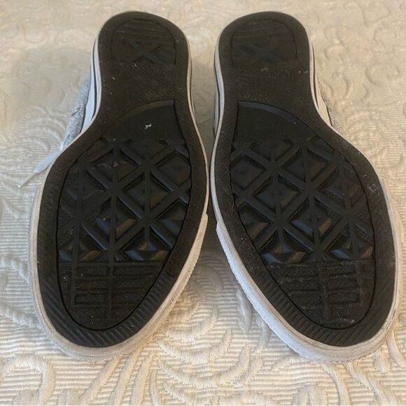 Converse All Star Madison Low Top Sneakers Silver Shimmer Cushion Tongue - Picture 6 of 9